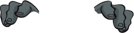 A graphic of gorilla hands